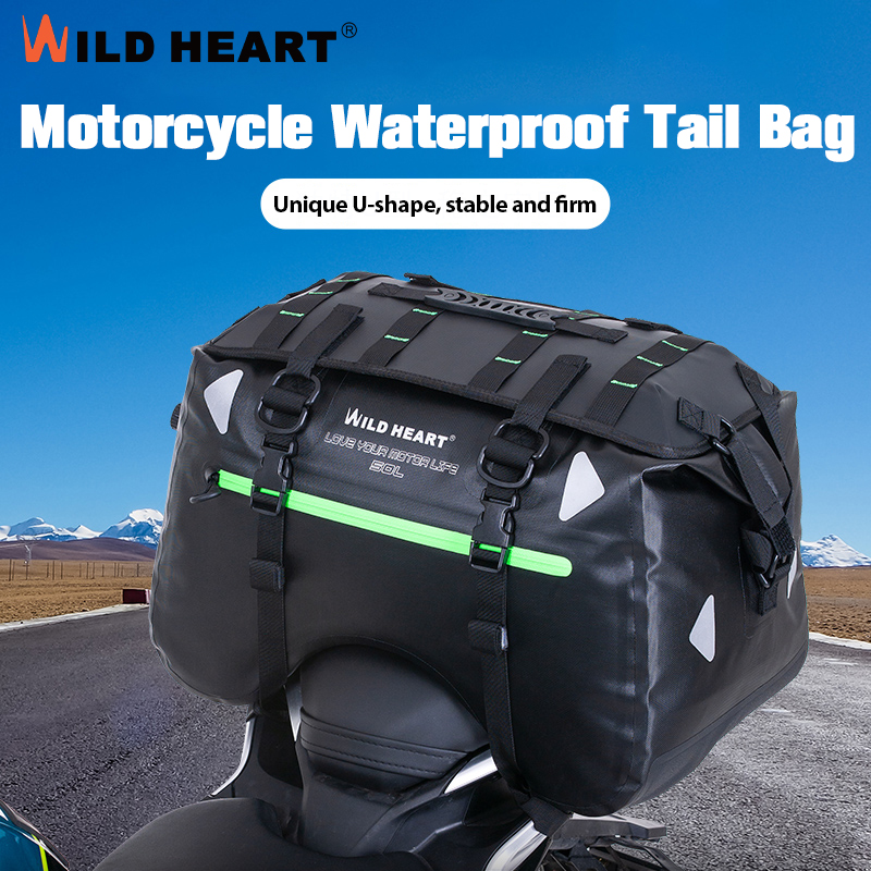 Motorcycle Gear Warehouse - Waterproof Motorcycle Tail Bag 50L 70L
