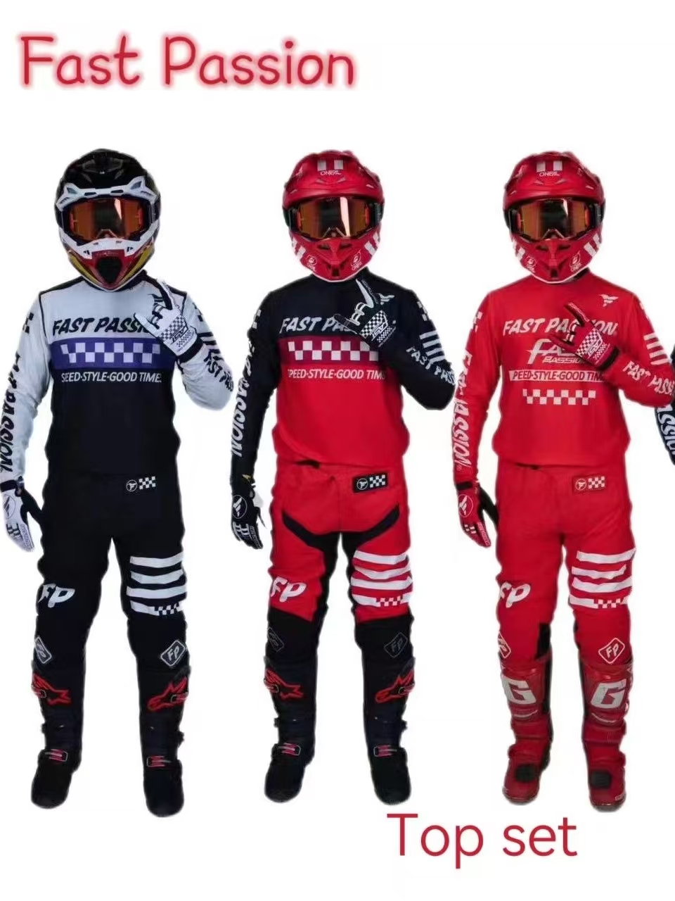 Motorcycle Gear Full Suit - 2025 fastpassion for fox Motocross Gear