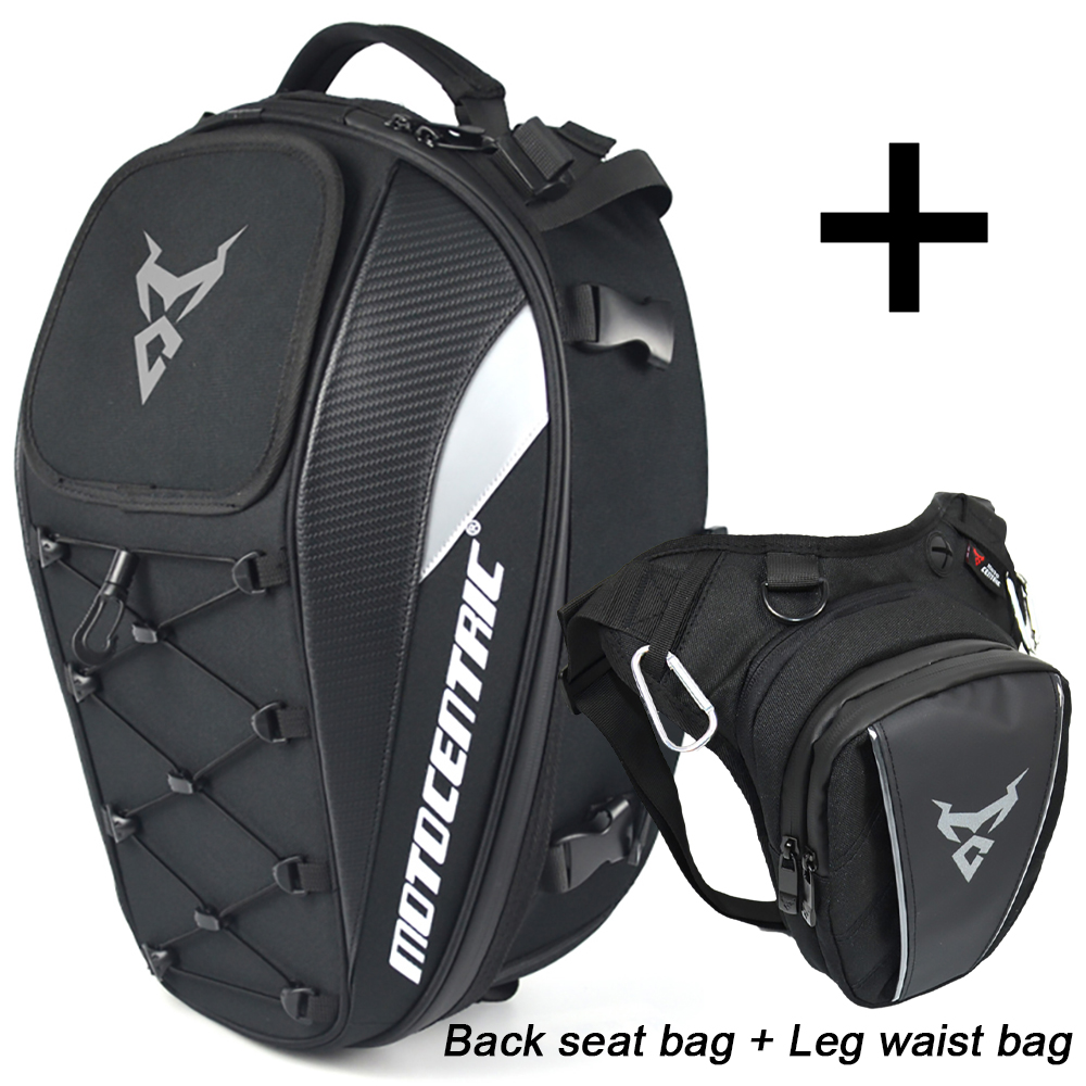 Motorcycle Gear Warehouse - MOTOCENTRIC Waterproof Motorcycle Tail Bag Multifunction