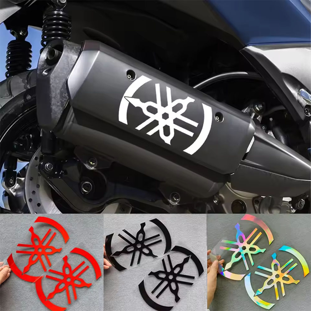 Motorcycle Gear Outlet - 1set/ 2pcs Laser Reflective Stickers for