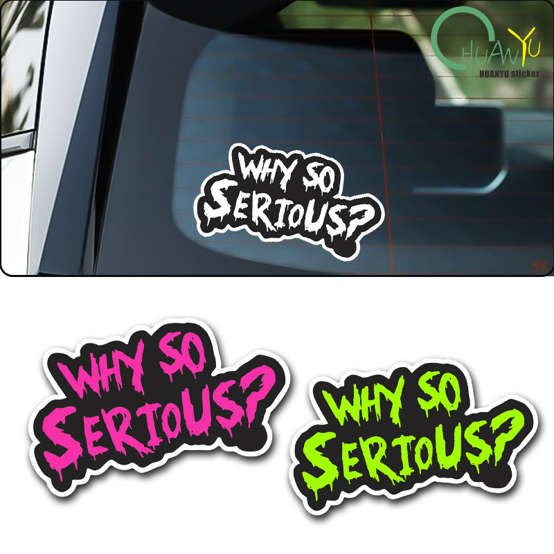 Motorcycle Gear Auto - Why So Serious English Funny Car