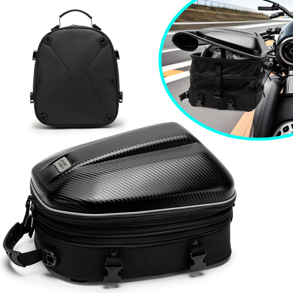Motorcycle Gear Warehouse - New Waterproof Motorcycle Tail Bag Multi-functional