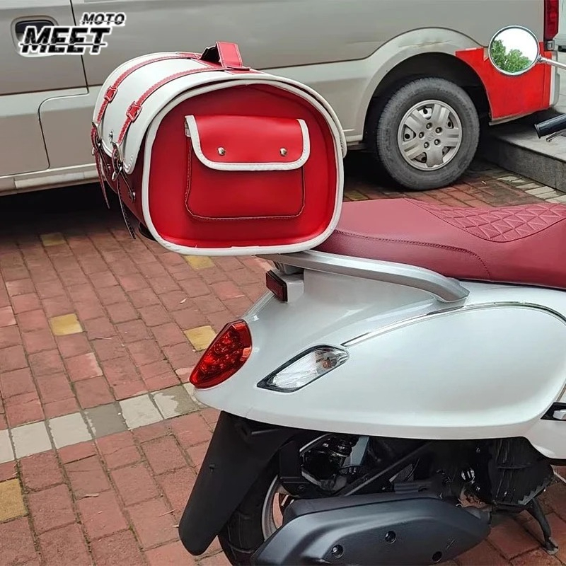 Motorcycle Gear Vintage - Waterproof Luggage Bag Vintage Leather Motorcycle