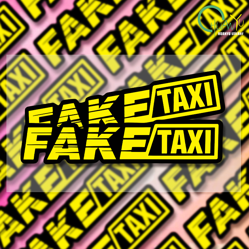 Motorcycle Gear Auto - Yellow Fake Taxi Logo Pvc Waterproof