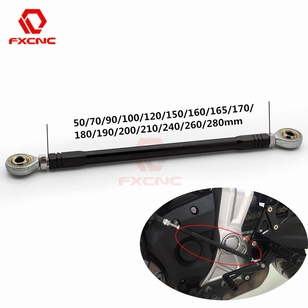 Motorcycle Gear Linkage Rod - Black 40 70 90 100 120