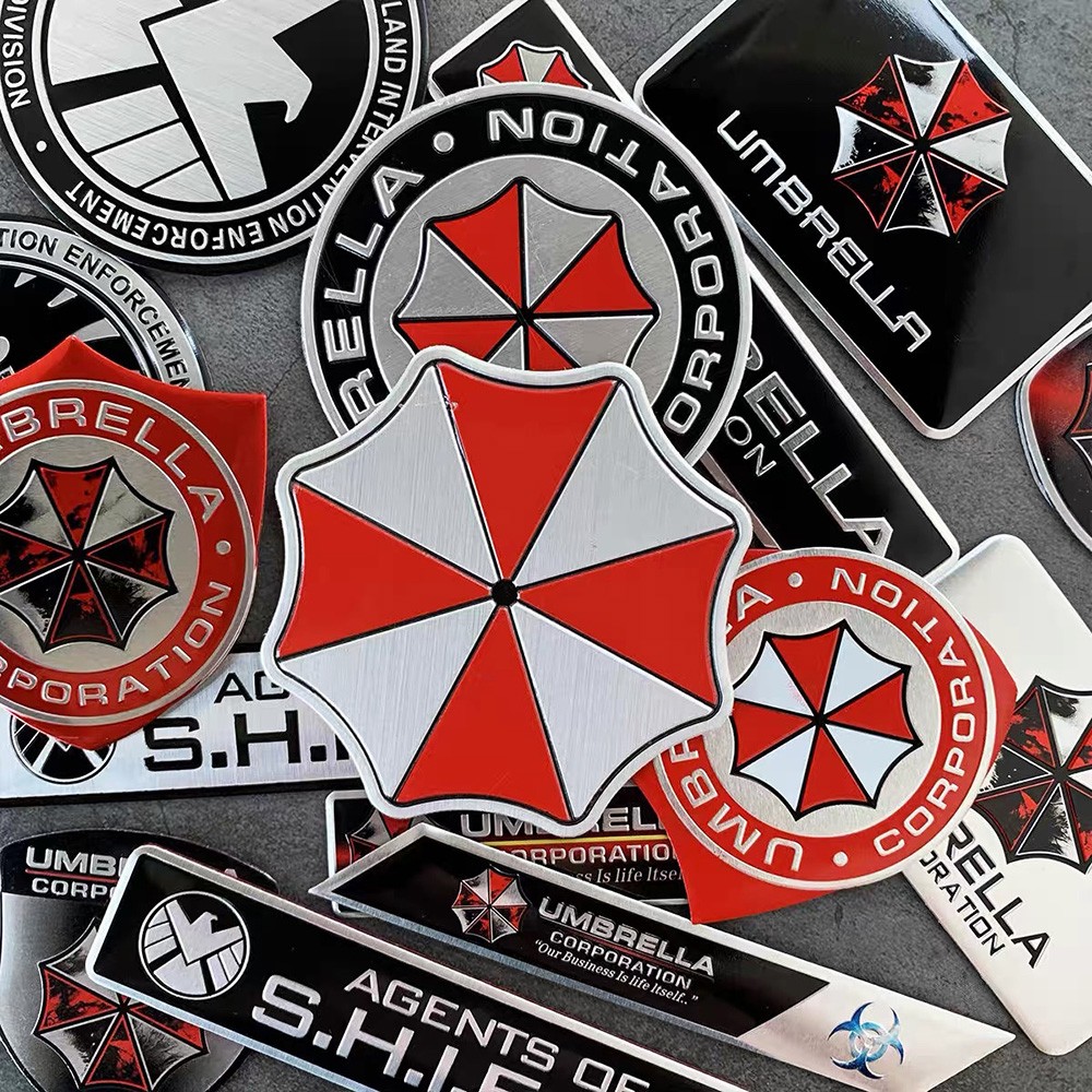 Motorcycle Gear Auto - Car Styling 3D Aluminum Umbrella Corporation
