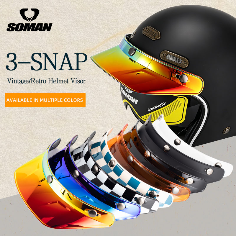 Motorcycle Face Shield Visor R - Motorcycle Gear Vintage 评论和价格