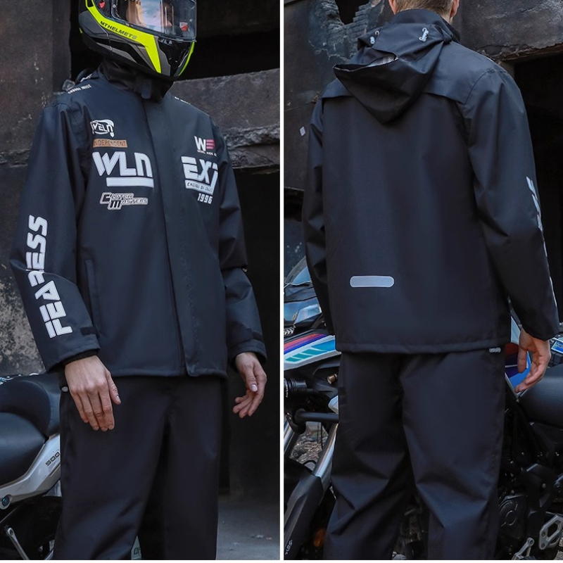 Men's Motorcycle Raincoat Suit - Motorcycle Gear Full Suit 评论和价格