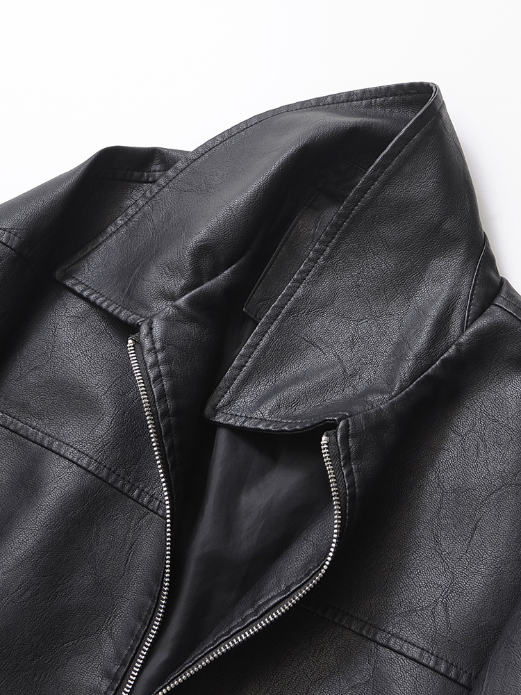 Ailegogo Streetwear Women Retr - Riding Jacket Leather 评论和价格