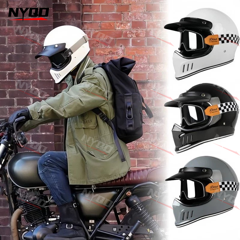 Vintage Full Face Motorcycle M - Motorcycle Gear Vintage 评论和价格