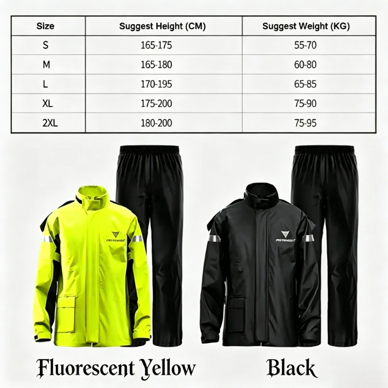 Men Full Body Motorcycle Rain  - Motorcycle Gear Full Suit 评论和价格