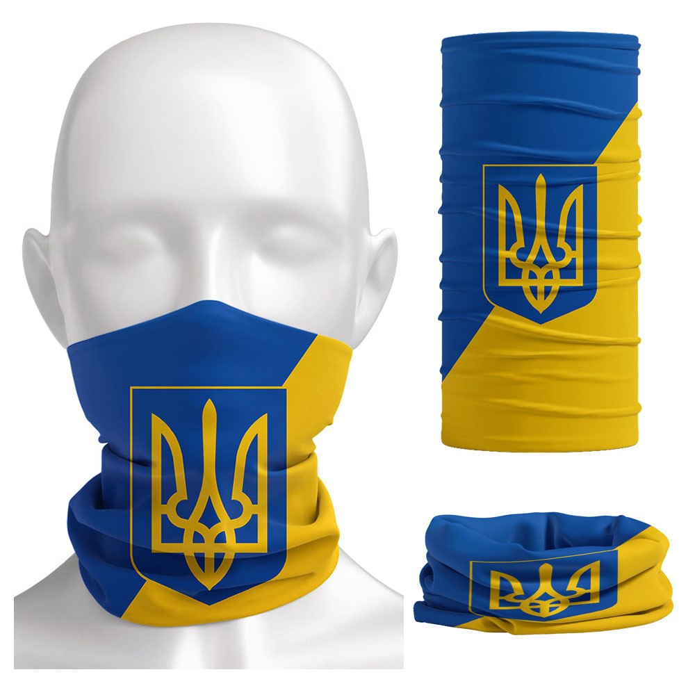 Ukraine Flag Pattern Bandana H - Motorcycle Gear Pattern 评论和价格