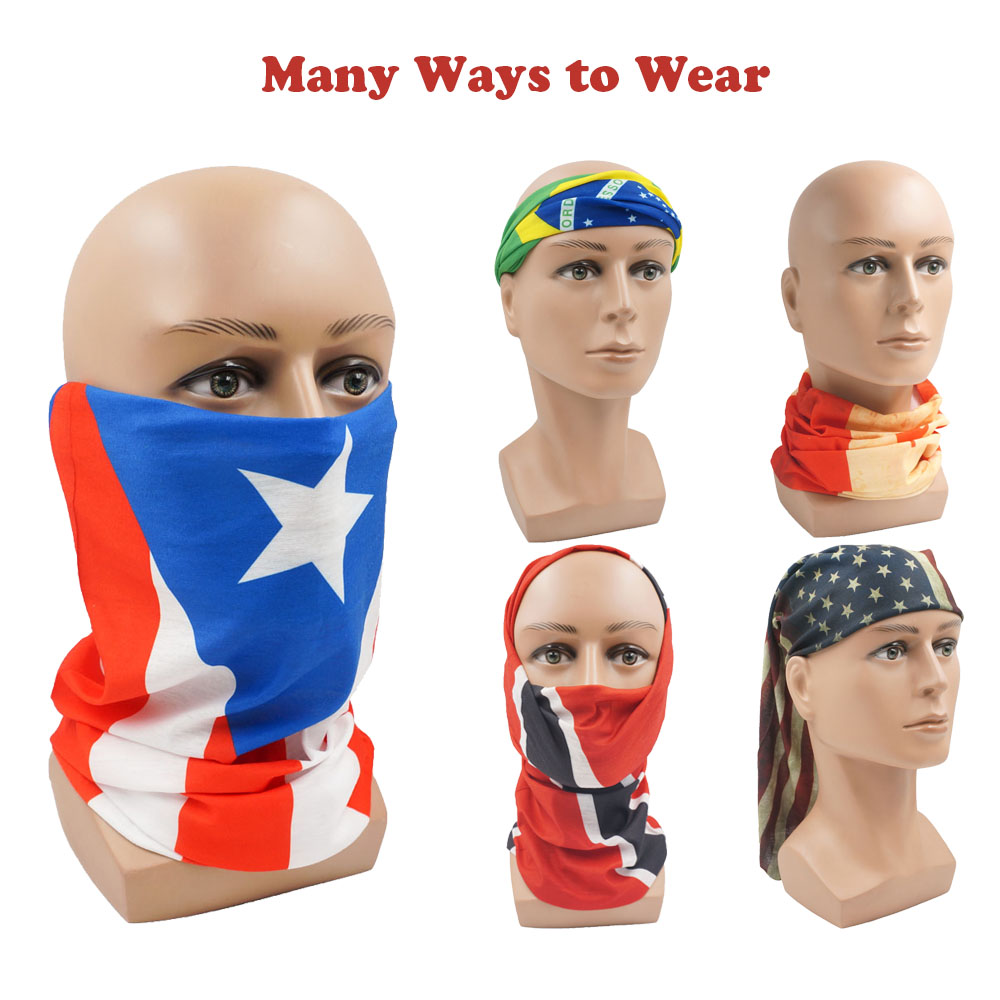 Ukraine Flag Pattern Bandana H - Motorcycle Gear Pattern 评论和价格