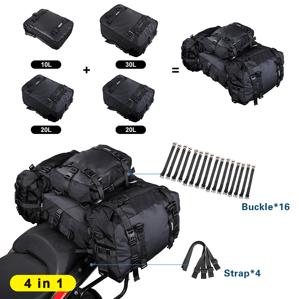 Rhinowalk Motorcycle Rear Seat - Motorcycle Gear Warehouse 评论和价格