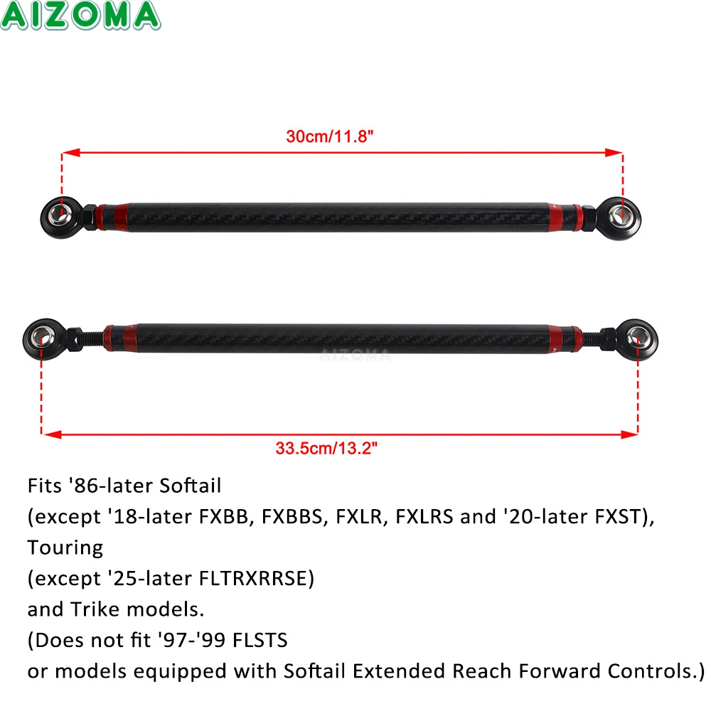 300mm-335mm Motorcycle Gear Sh - Motorcycle Gear Linkage Rod 评论和价格