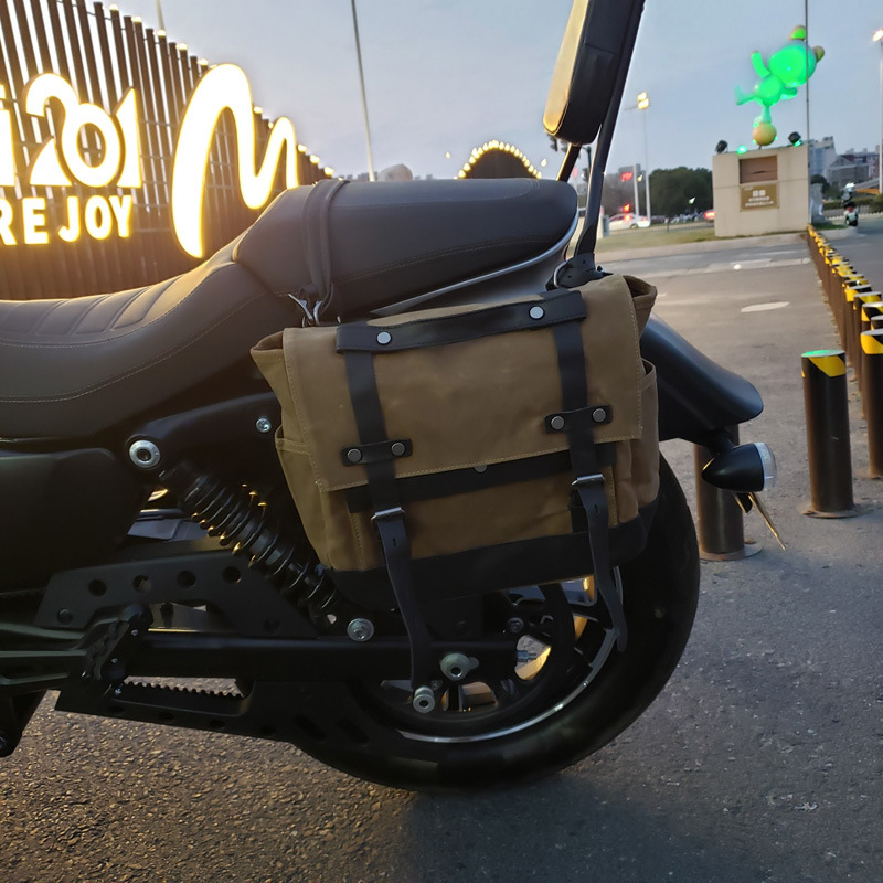 Vintage Motorcycle Saddlebag W - Motorcycle Gear Vintage 评论和价格