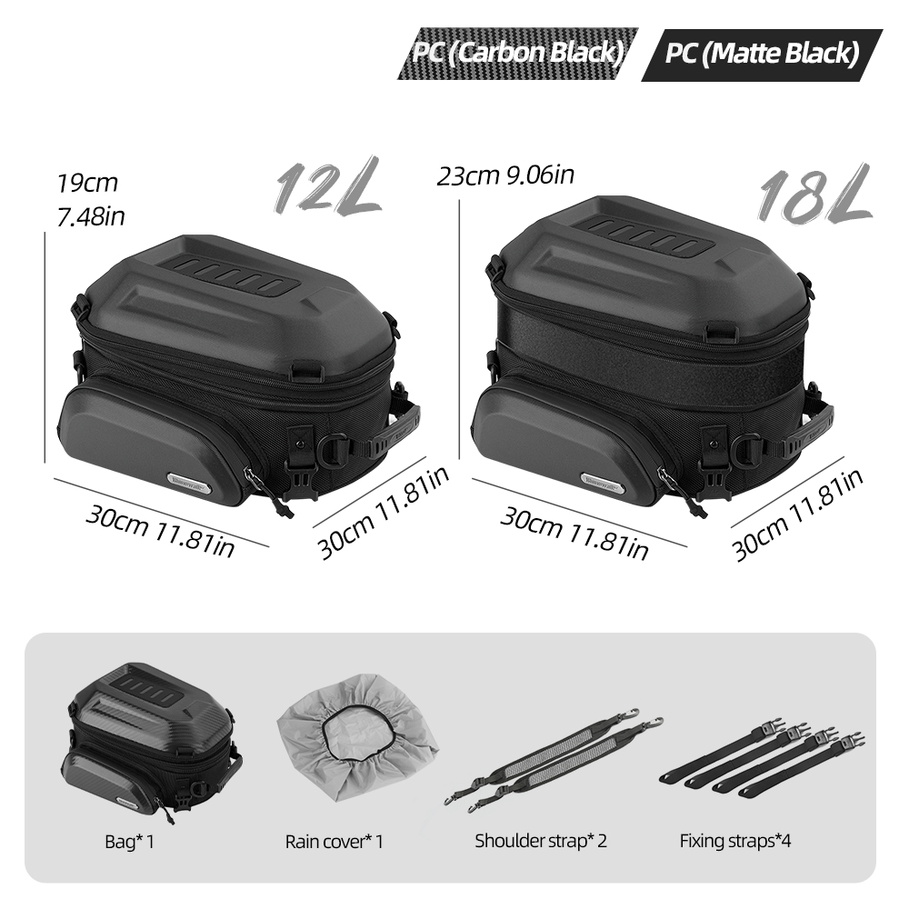 Rhinowalk Motorcycle Tail Bag  - Motorcycle Gear Warehouse 评论和价格
