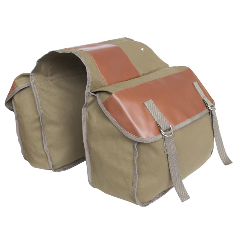 Canvas Leather Rear Saddlebag  - Motorcycle Gear Warehouse 评论和价格