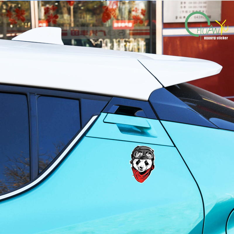 Panda bicycle cartoon car stic - Motorcycle Gear Pattern 评论和价格