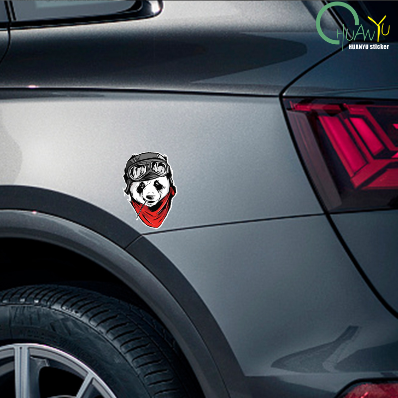 Panda bicycle cartoon car stic - Motorcycle Gear Pattern 评论和价格