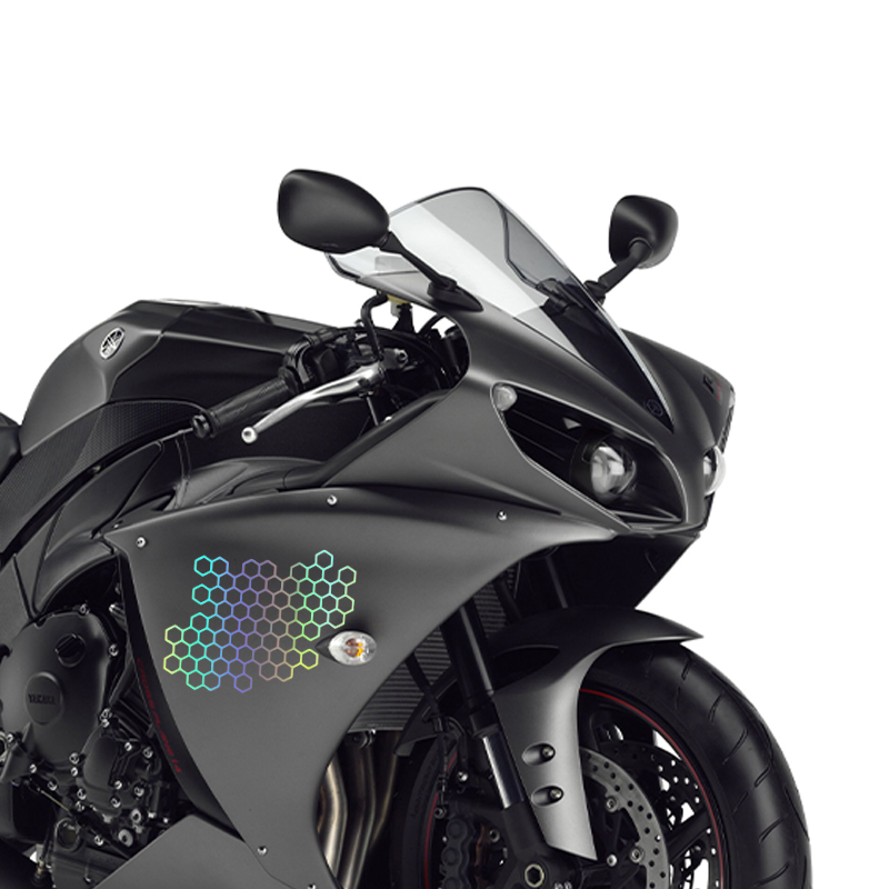 Motorcycle Sticker Honeycomb H - Motorcycle Gear Outlet 评论和价格