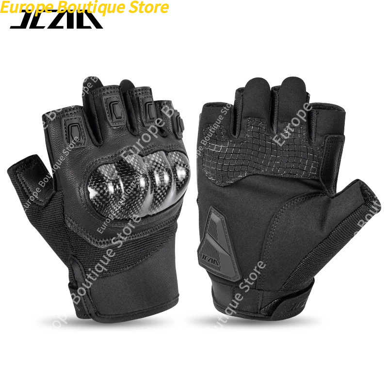 Half Finger Motorcycle Gloves  - Motorcycle Gear Gloves 评论和价格