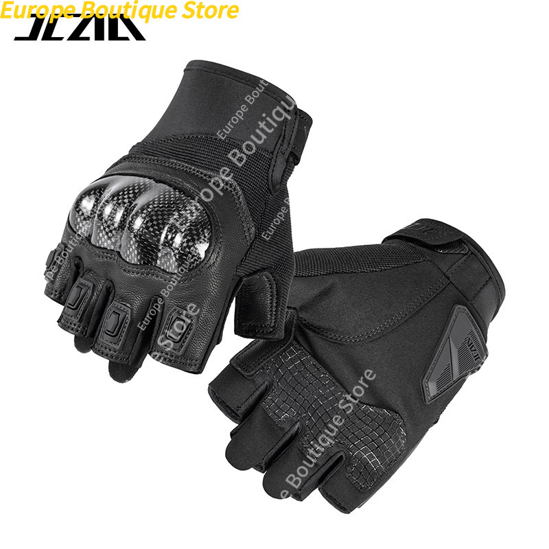Half Finger Motorcycle Gloves  - Motorcycle Gear Gloves 评论和价格