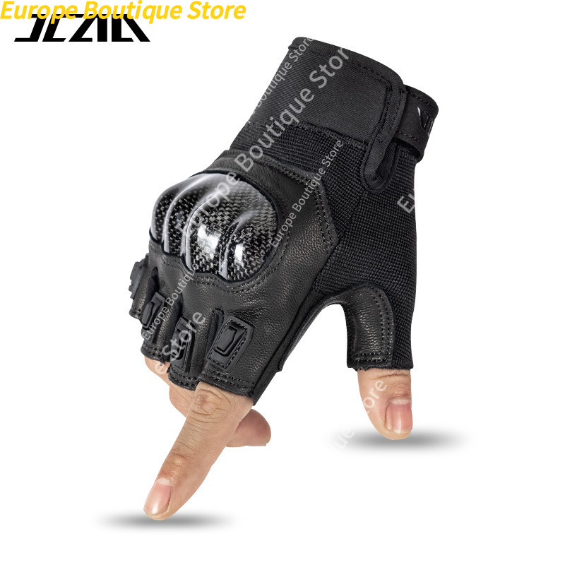 Half Finger Motorcycle Gloves  - Motorcycle Gear Gloves 评论和价格