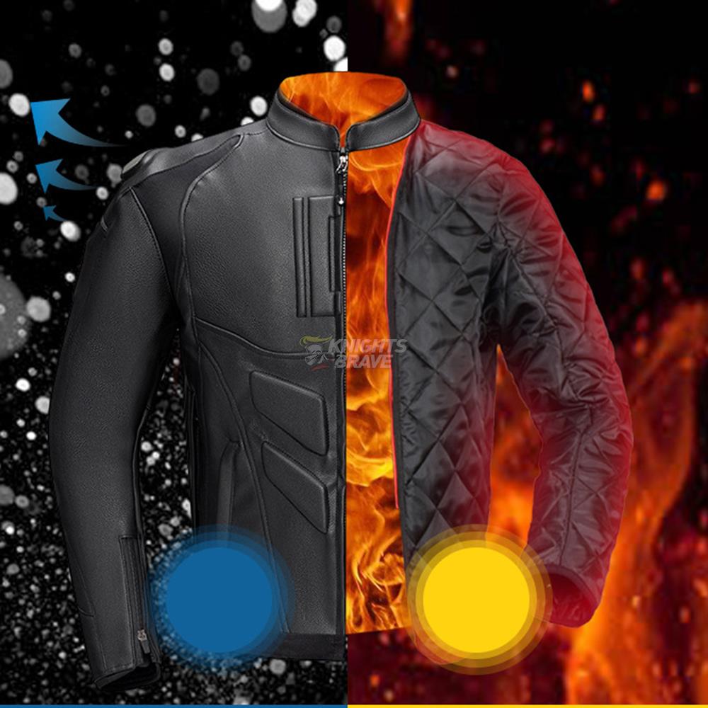 GHOST RACING Winter Motorcycle - Riding Jacket Leather 评论和价格