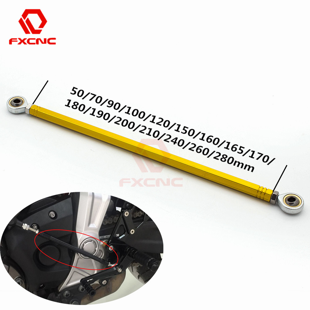 Gold 40 70 90 100 120 150 160  - Motorcycle Gear Linkage Rod 评论和价格