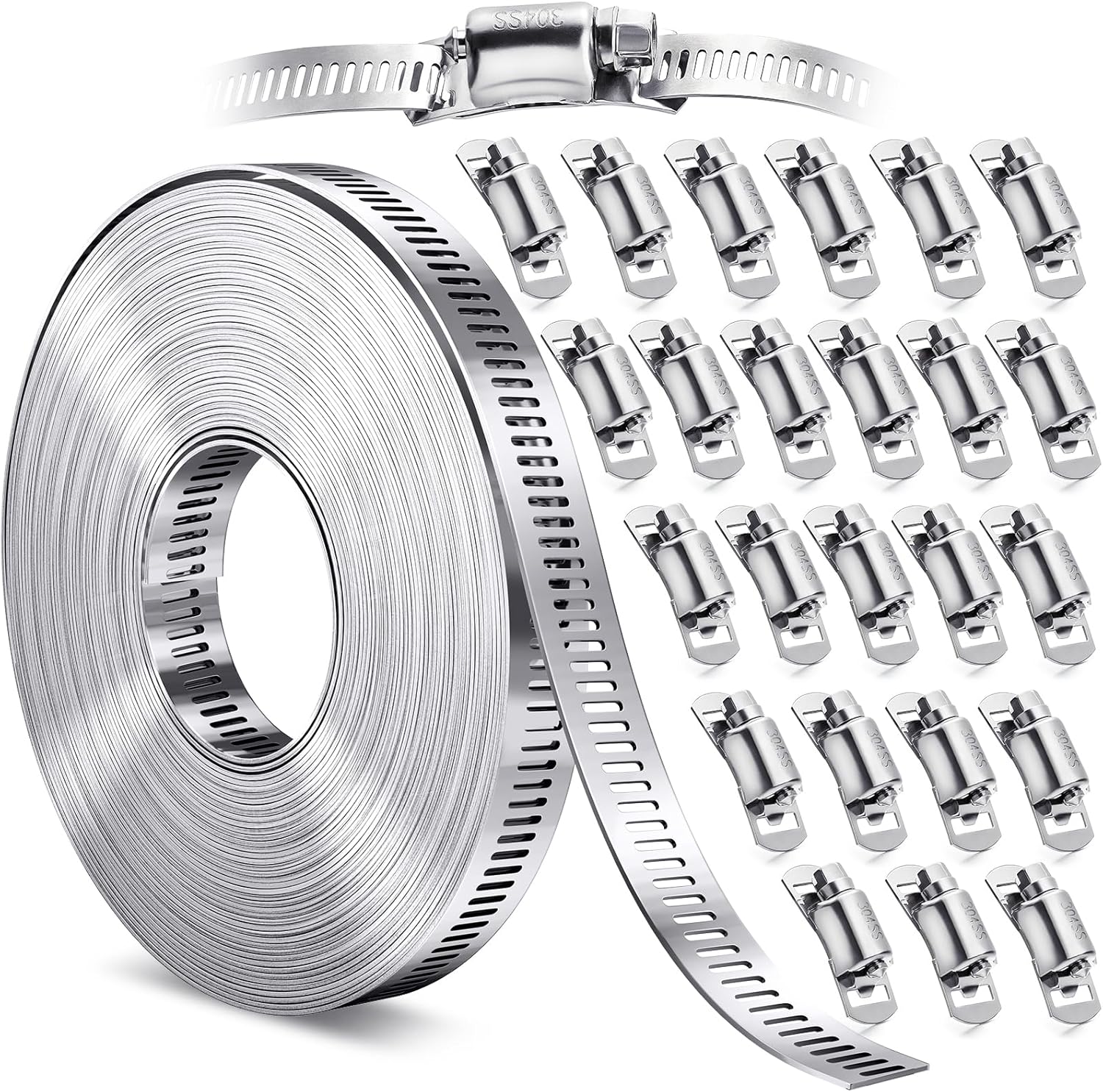 304 Stainless Steel Hose Clamp - Motorcycle Gear Auto 评论和价格