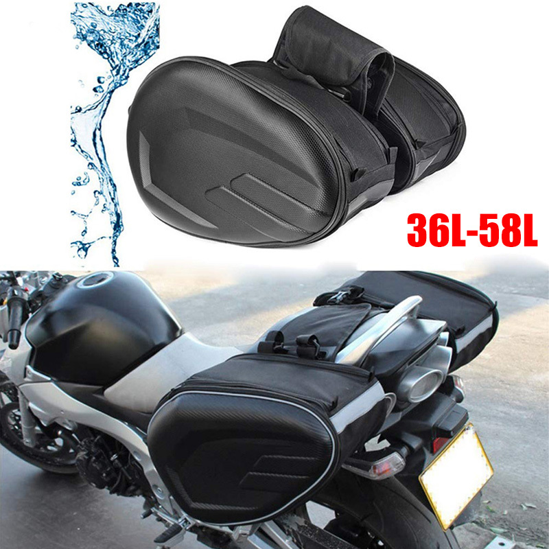 Black 36-58L Motorcycle Saddle - Motorcycle Gear Warehouse 评论和价格