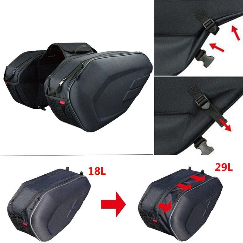 Black 36-58L Motorcycle Saddle - Motorcycle Gear Warehouse 评论和价格