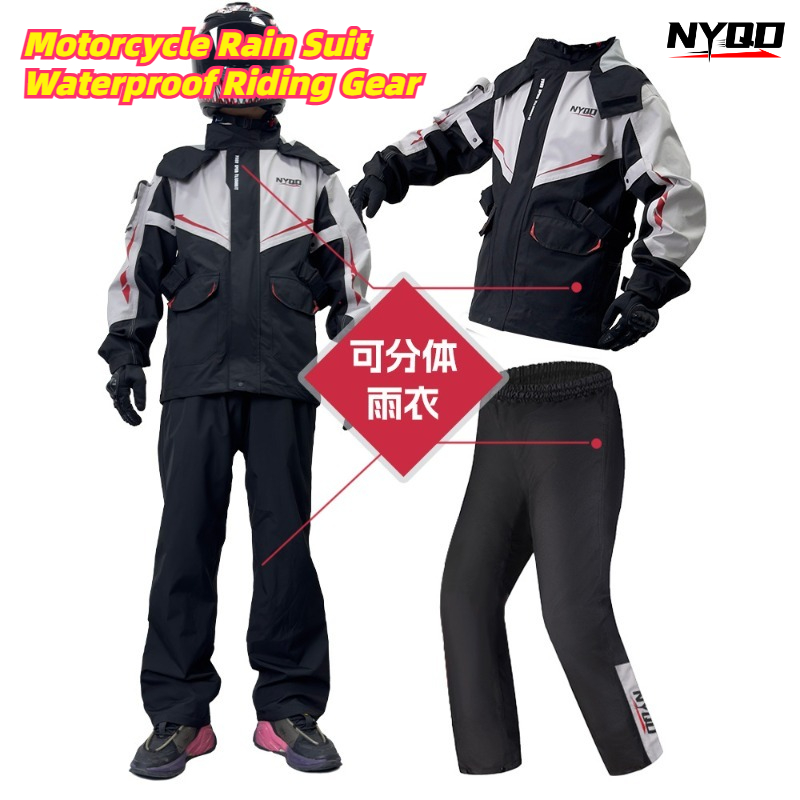 Motorcycle Rain Suit Waterproo - Motorcycle Gear Full Suit 评论和价格
