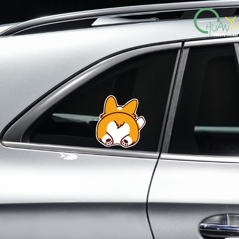 Car Cartoon Car Sticker Corgi  - Motorcycle Gear Auto 评论和价格