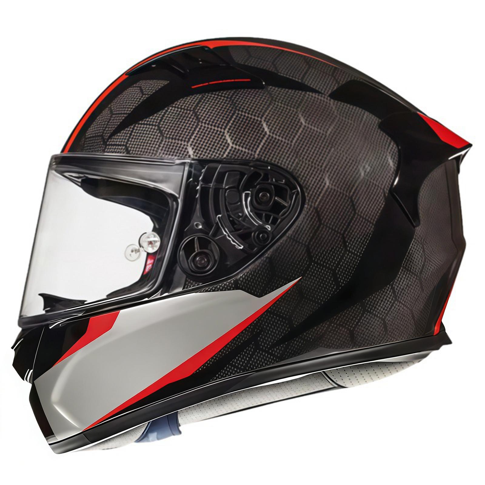 Motorcycle Helmet Visor Base S - Motorcycle Gear Pattern 评论和价格