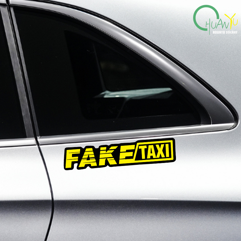 Yellow Fake Taxi Logo Pvc Wate - Motorcycle Gear Auto 评论和价格