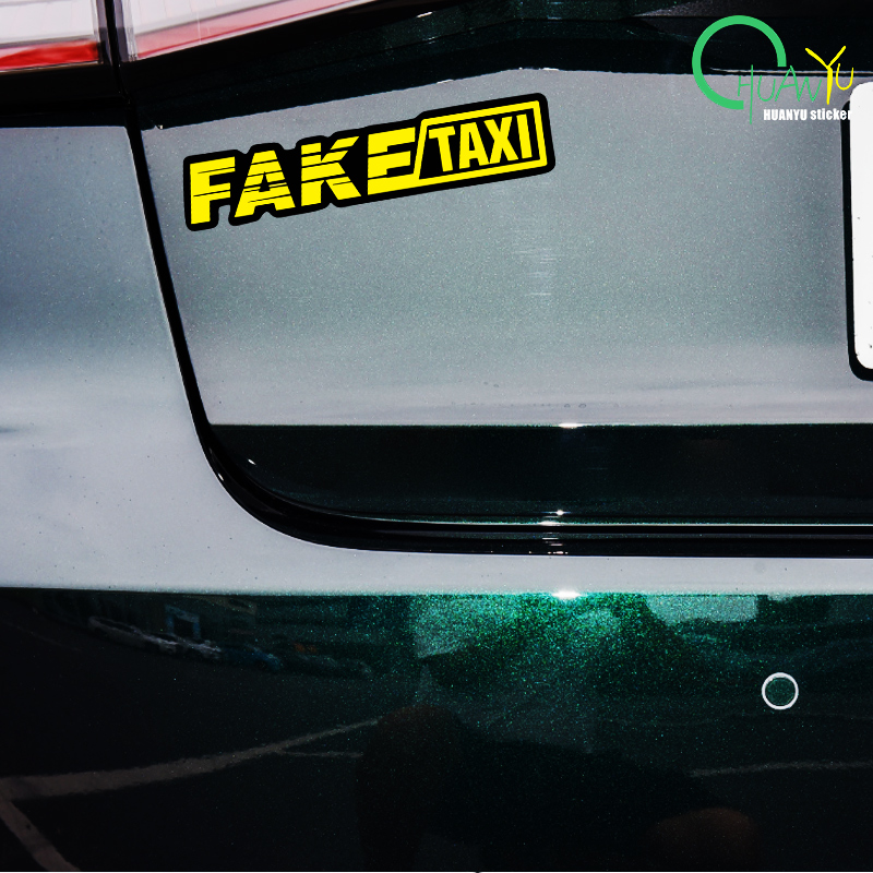 Yellow Fake Taxi Logo Pvc Wate - Motorcycle Gear Auto 评论和价格
