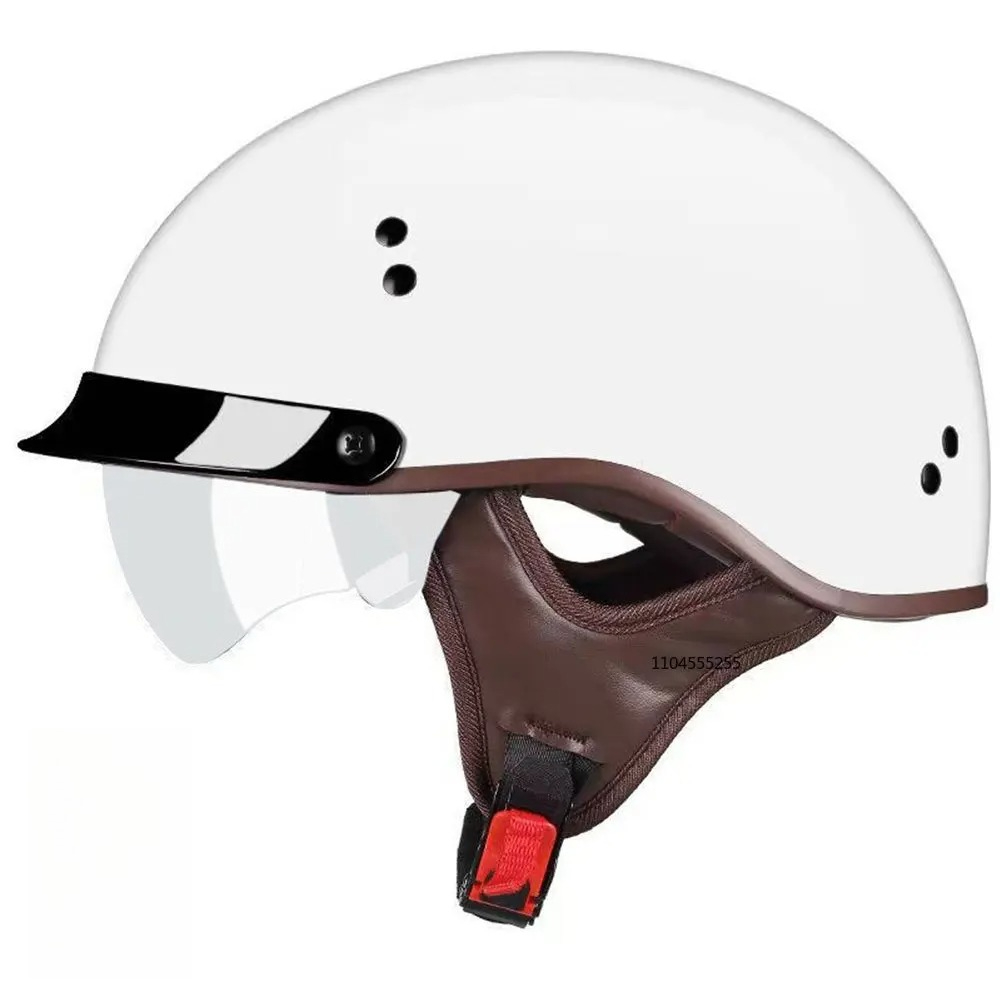 Motorcycle Helmet DOT Certific - Motorcycle Gear Vintage 评论和价格