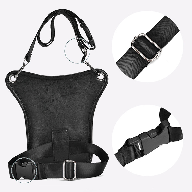 Vintage Pu Leather Waist Pack  - Motorcycle Gear Vintage 评论和价格