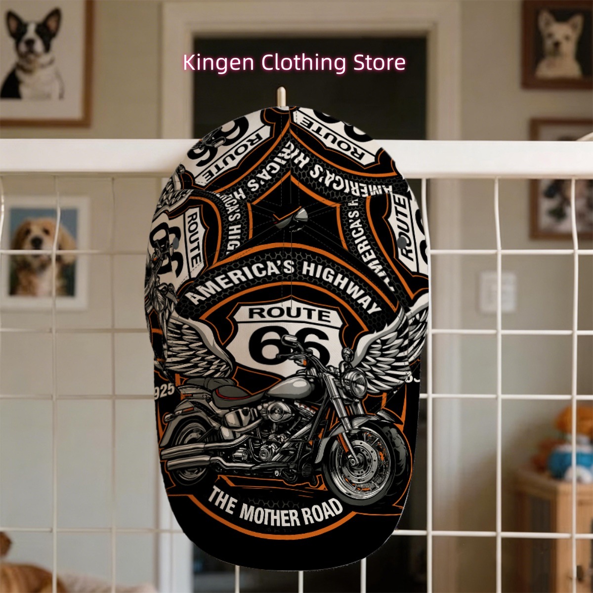 1pc Route Motorcycle Retro Emb - Motorcycle Gear Pattern 评论和价格