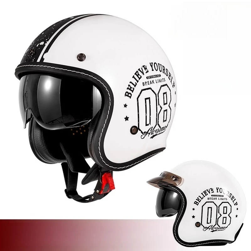 HOT Open Face Motorcycle Helme - Motorcycle Gear Vintage 评论和价格