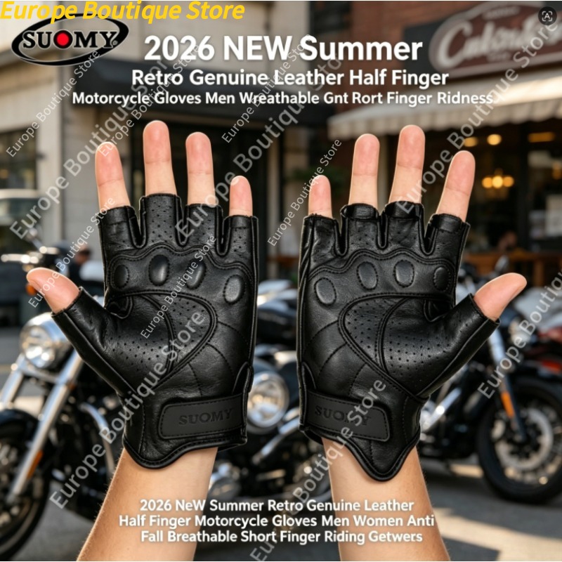 Half Finger Motorcycle Gloves  - Motorcycle Gear Women 评论和价格