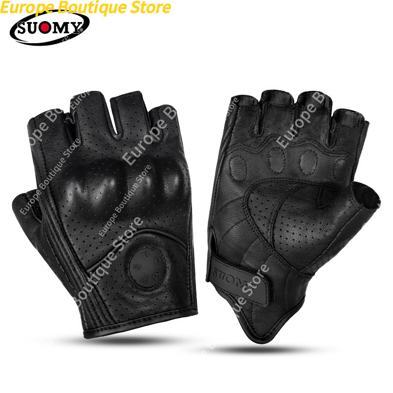 Half Finger Motorcycle Gloves  - Motorcycle Gear Women 评论和价格
