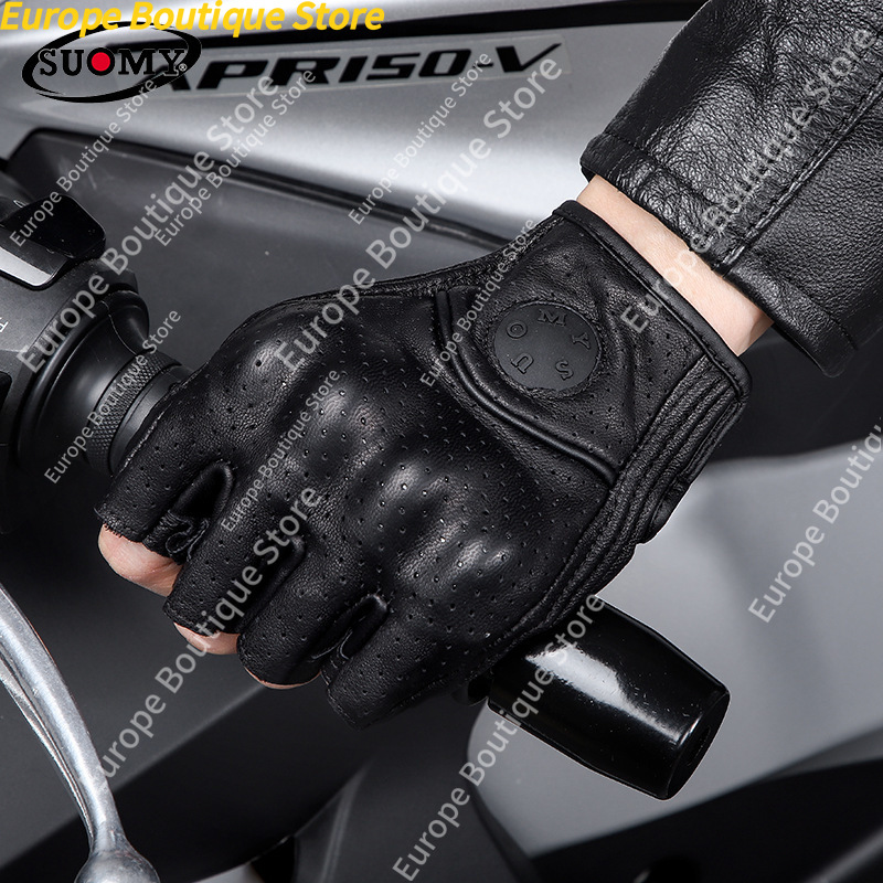 Half Finger Motorcycle Gloves  - Motorcycle Gear Women 评论和价格