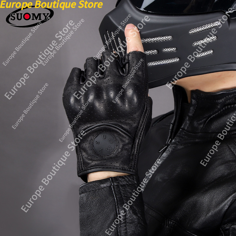 Half Finger Motorcycle Gloves  - Motorcycle Gear Women 评论和价格